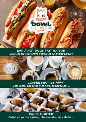 Carte DOWL hot dog