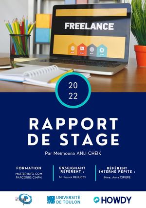 Rapport De Stage 2022 Master II Communication Innovation & Management De Projets Numériques Université De Toulon
