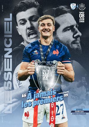 Insigne Miniature émail Aviron Bayonnais Rugby - Original 1940-1950