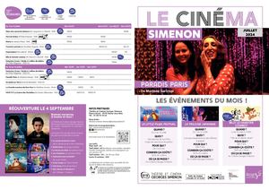 Cinéma Georges Simenon - Juillet 2024