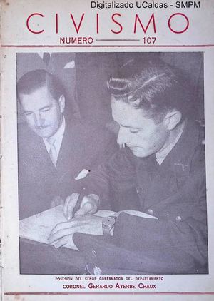 Revista Civismo N° 107 Junio de 1957. SMP Manizales