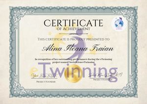 Achievement Certificate