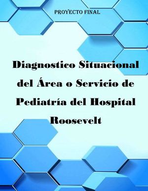 Diagnostico Situacional Del Servicio Pediatrico Hospital Roosevelt