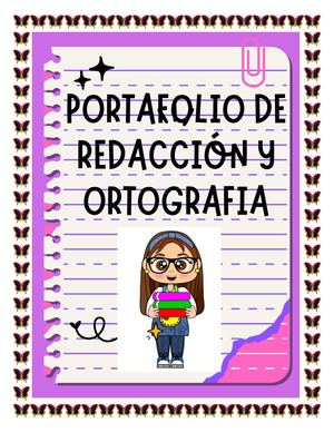 Portafolio Redacción Y Ortografía