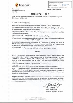 Dec 24 166 Du 7 Juin