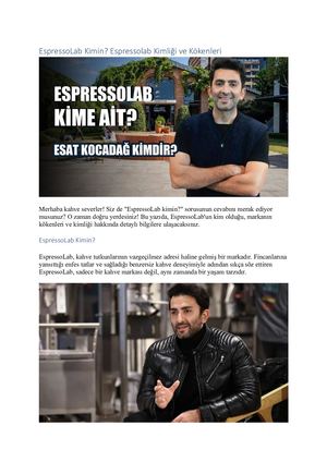 Espresso Lab Kimin