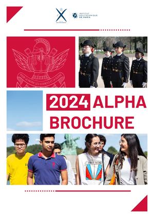 Plaquette Alpha 2024 - Anglais