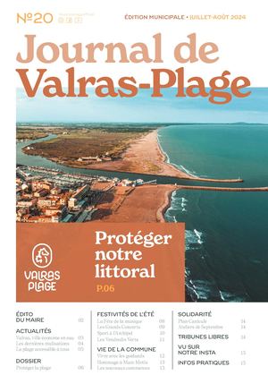 VALRAS PLAGE JOURNAL Nº20 | JUIN JUILLET AOÛT SEPTEMBRE 2024