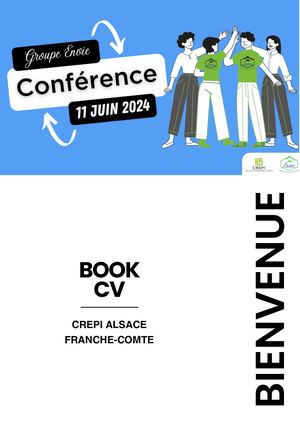 Book Cv du groupe Envie