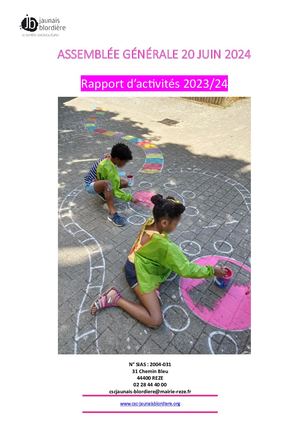 Rapport d'activités 2023-2024