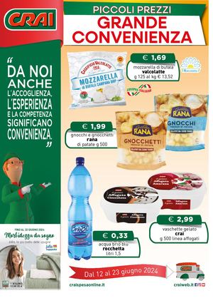 Volantino Crai Padial dal 12 al 23 giugno