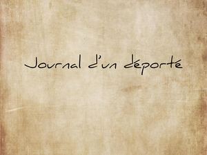 Journal D'un Déporté