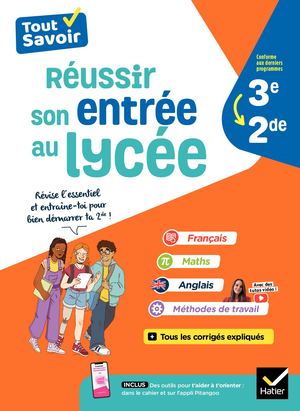 Réussir son entrée au lycée 3e/2de (rentrée 2024)