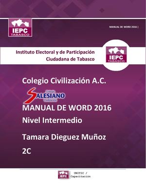 Manual De Word 2016 Docx