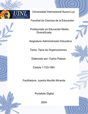 Portafolio De Administracion Educativo