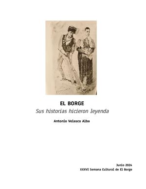 EL BORGE  "SU HISTORIAS HICIERON LEYENDA"