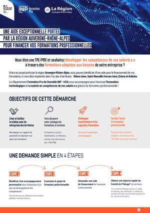 Plaquette Projet Comesup