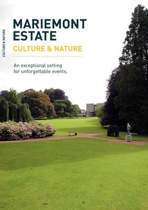 Organising an event at the Mariemont Estate