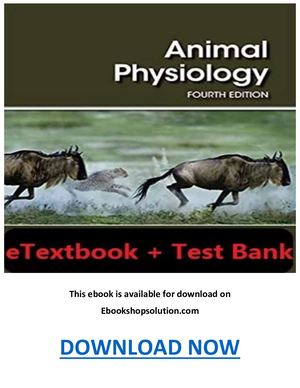Animal Physiology 4th Edition Pdf