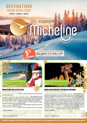 Les Voyages De Micheline - Hiver 2024 / 2025