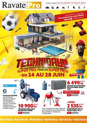 Catalogue Ravate Pro Technidays | juin 2024