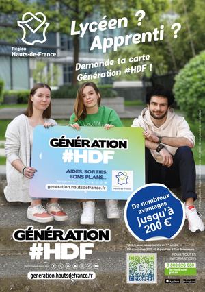 Flyer Carte Génération Hdf 2024