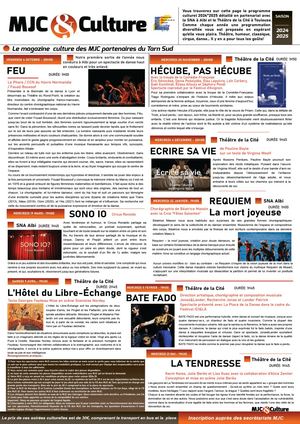 Mjc & Culture Saison 2024 2025