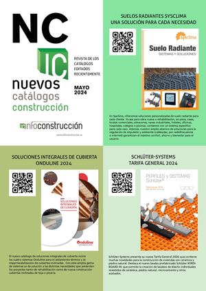 Nuevos Catálogos de CONSTRUCCIÓN - Mayo 2024