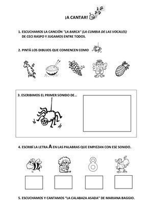 1 Los Sonidos Y Las Letras (Vocales)