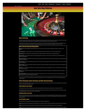 Best Satta King Satbet Game