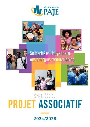 PAJE - Synthèse du Projet Associatif 2024-2028