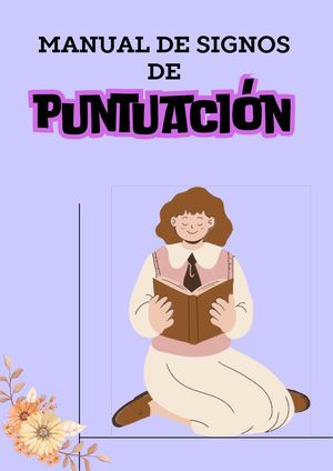 Manual de signos de puntuaciòn