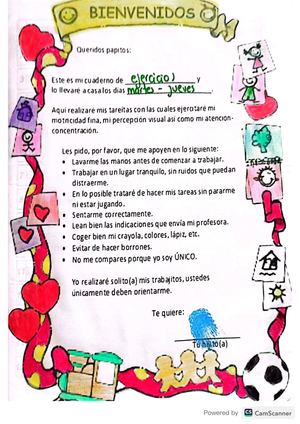 Cuaderno De Actividades De Prelectura