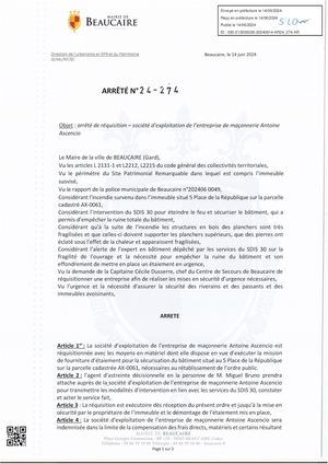 Arrêtés Du 14 Juin 2024