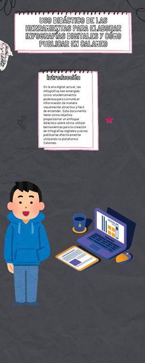 Infografía De Proceso Notas De Papel Aesthetic Rosa Blanco