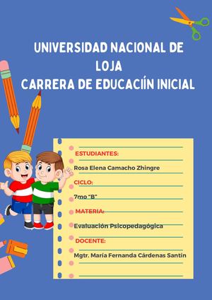 Técnicas E Instrumentos De Evaluación Psicopedagógica