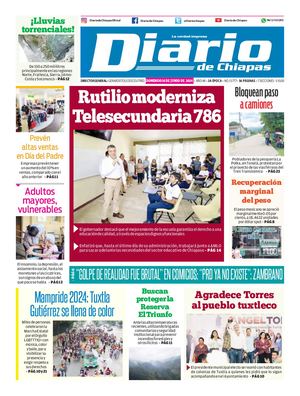 Portada Domingo 16 De Junio De 2024