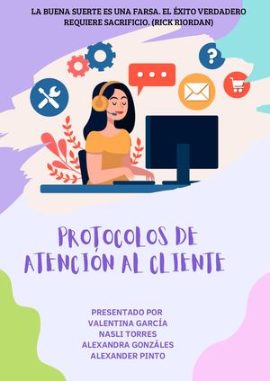 Cartilla De Protocolos De Atencion Al Cliente