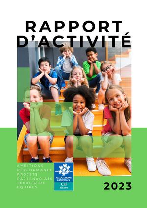 Rapport D'activité 2023 - CAF DU JURA