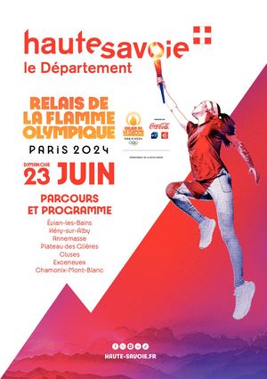 Relais de la flamme en Haute-Savoie