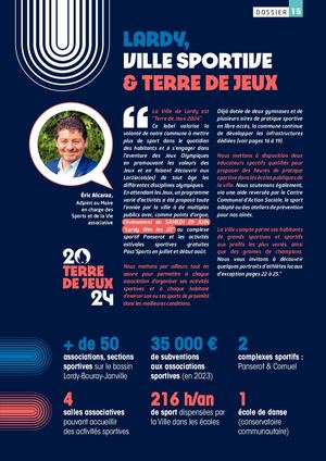 Dossier Lardy Ville Sportive Terre De Jeux 2024