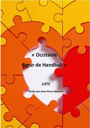 Liste Occitanie Coeur De Handball