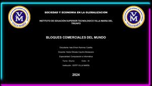 Bloques Comerciales del Mundo