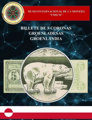 Billete De 5 Coronas De Groenlandia Museo Internacional De La Moneda