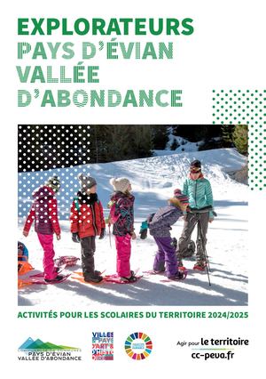 Brochure explorateurs CCPEVA 2024/2025