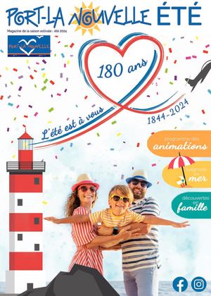 Brochure de l'été 2024 à Port-La Nouvelle