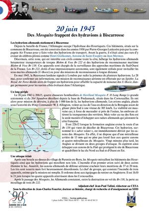 20 Juin 1943 Biscarosse