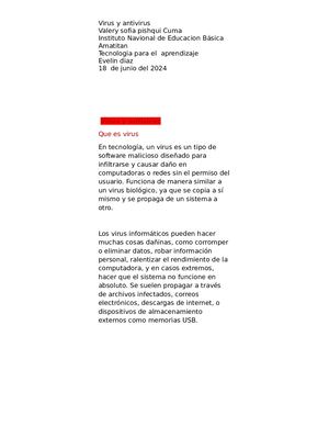 Virus Y Antivirus