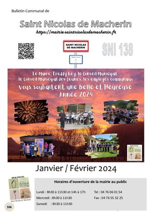 Infos N138 Janvier Février 2024