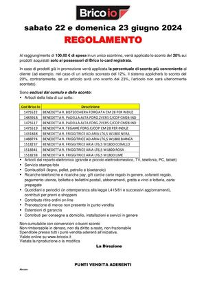 Regolamento 22e23 Giugno 20% Sconto Su 100€